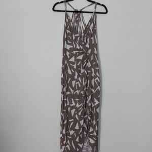 BCBG patterned maxi dress